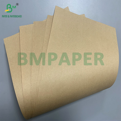 Holzschliff gestreift 60 g/m² 70 g/m² braunes rotes Kraftpapier für Karton-Deckpapier