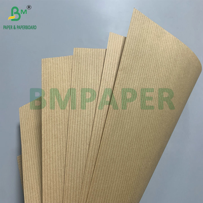 Holzschliff gestreift 60 g/m² 70 g/m² braunes rotes Kraftpapier für Karton-Deckpapier