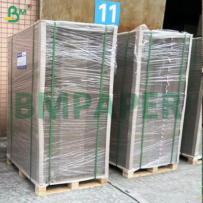 100% recycelter grauer Karton, einseitig schwarz beschichtet, Vollpappe