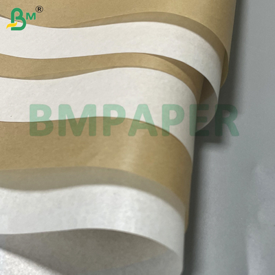 35g 38g Braunes mikrowellengeeignetes Airfryer-Backpapier aus Silikon, fettabweisend, mit selbstklebendem Trägerpapier