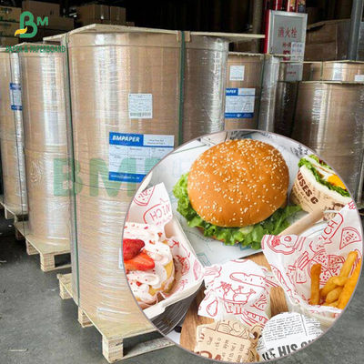 Kit 7 Sandwich Burger Fettdicht 35g Pelleaglio Papier Weiß Deli Wrap Papier