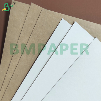 195+15 GSM einseitig PE-beschichtete Kraftbecherpapierbogen