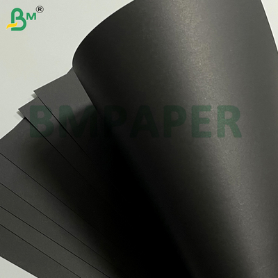 80gm Holzzzellstoff Doppelseitig Schwarz DIY Luxusverpackung Kraftpapier