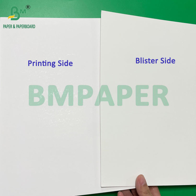 16PT 18PT 20PT Thermoformed White Blister Cardboard für die Verpackung von Muschelschalen