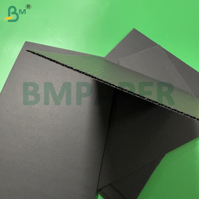 440gm Premium Schwarz E Flöte Board Beide Seiten Matte unbeschichtet
