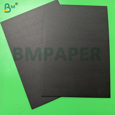 440gm Premium Schwarz E Flöte Board Beide Seiten Matte unbeschichtet