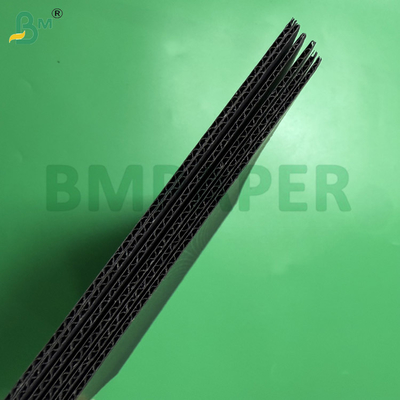 440gm Premium Schwarz E Flöte Board Beide Seiten Matte unbeschichtet