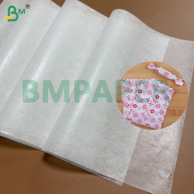 30 gm Lebensmittelsicheres Wachsbeschichtetes Weißes Basispapier für Süßwarenverpackungen 900 mm 1050 mm