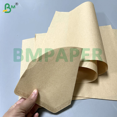 50gm 340mm 380mm Lebensmittelpapier Weißbraun Kaffeefilterpapier für Kaffeehäuser
