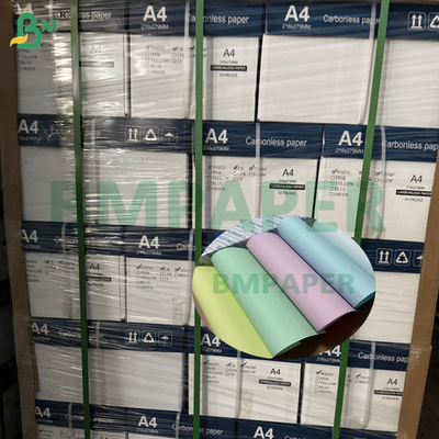 80g NCR Kohlenstofffreies Papier in weißer und mehrfarbiger Farbe