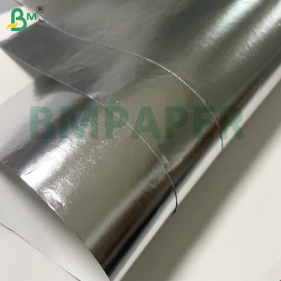 70gm hochfeste druckbare Lebensmittelpapier aus Silber-Aluminium für die Verpackung von Hamburger-Cookies