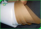 weiße/Braunkraftpapierrolle reiner Masse 80gsm 90gsm FDA für Mehlsack
