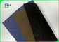 Farbiges waschbares Kraftpapier Yard 0.3mm 0.55mm MOQ 1 Faser für Taschenentwurf