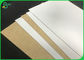 Leichter Schlag versah Kraftpapier-Brett-weiße feste Oberflächen-Brown-Farbrückseite für Nahrungsmittelkasten mit Seiten