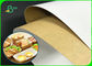 Jungfrau-Holzschliff 250gsm - weiße Spitzen-Kraftpapier Rückseite 360gsm für Nahrungsmittelkästen