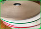 Nahrungsmittelgrad-Papier-Rollenschlitzte feste schwarze/feste Breite des Grün-15MM Kraftpapier für Stroh-Material auf