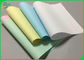 3-teiliges kohlenstofffreies NCR-Druckpapier mit hellblauer rosa grüner Farbe