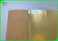 Wasserdichte 0.3mm 0.55mm goldene Farbwaschbares Kraftpapier für aufbereitete Tasche