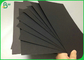 SGS bestätigte unbeschichtete feste schwarze Pappe 400GSM 450GSM für Geschenk-Packpapier