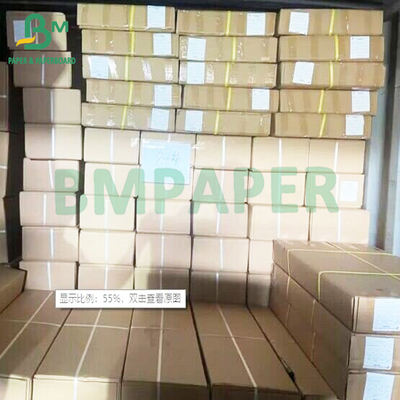 55 gm 80 mm * 75 m Leere weiße POS-Bestätigung Thermopapier Jumbo Roll