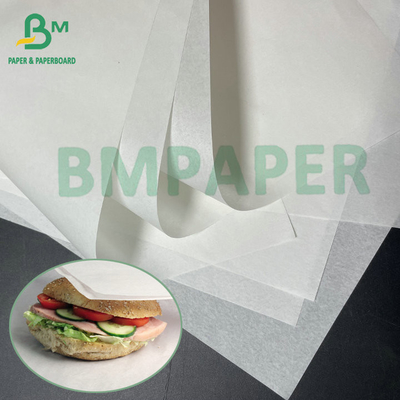 34 g/m 40 g/m 45 g/m Weiße oder braune fettfeste Papierrolle zur Verpackung von Sandwiches