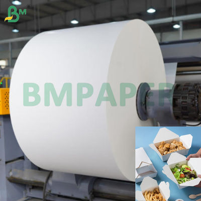 270g+ 15g 1S PE White Lunch Paper Board For Take Away Boxes Food Grade 900mm