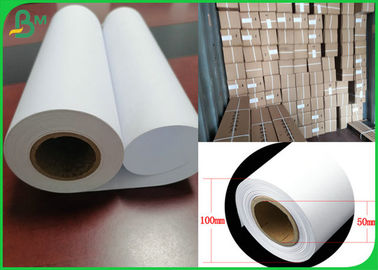 weiße Farbe-80g CAD-Plotter-Bondpapier-Rolle für technische Konstruktionszeichnung
