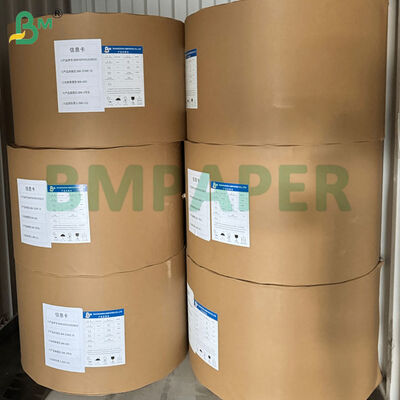 65 gm 70 gm Wärmeetikett-Gesichtspapier für Supermarkt-Dreifach-Etiketten, langlebige Hochgeschwindigkeitsdrucker