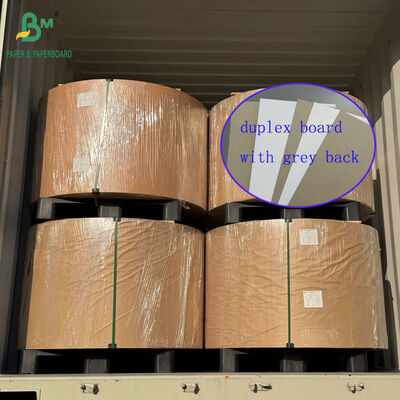250 g/m² 300 g/m² gestrichener Duplexkarton mit grauer Rückseite für Verpackungen 27,25x28 Zoll