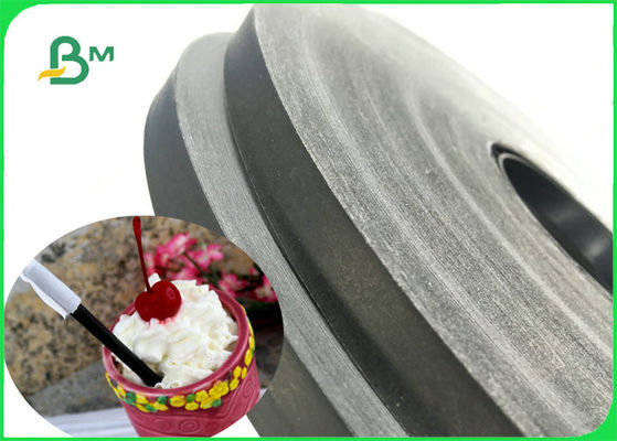 Grad-bedruckbare schwarze Slitted Papierrolle der Nahrung60gsm für das Trinken von FDA FSC