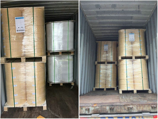 fettdichte Rolle gestrichenen Papiers PET 40gsm 60gsm für das Verpacken der Lebensmittel