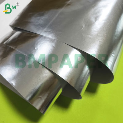 Silver Metallic Beverage / Beer Label Paper Roll Paper - Based Label Paper