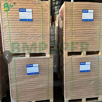 240gsm Waterproof Brown Color Bamboo Pulp Cupstock Paper For Cups 70x100cm