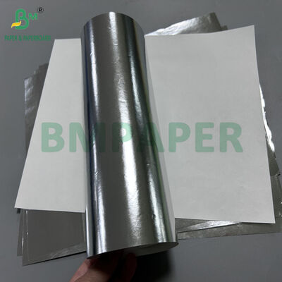 65 gm 70 gm Feuchtfestigkeit Silbermetallisiertes Papier zum Drucken von Bieretiketten Breite 500 mm