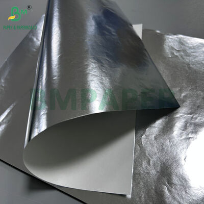 65 gm 70 gm Feuchtfestigkeit Silbermetallisiertes Papier zum Drucken von Bieretiketten Breite 500 mm