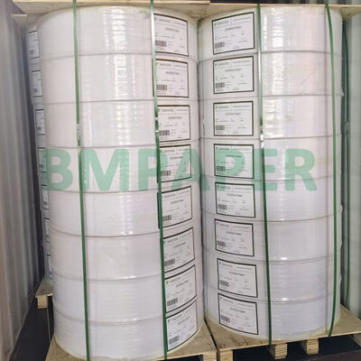 65 gm 70 gm Wärmeetikett-Gesichtspapier für Supermarkt-Dreifach-Etiketten, langlebige Hochgeschwindigkeitsdrucker