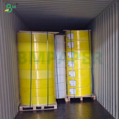 Weiß Blau Gelb 78-85g Kohlenstofffreies Kopierpapier 214mm 305mm 650mm In Roll