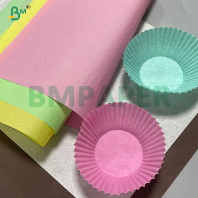 Fettdichtes Weißes Kaffee Gelb Grünes Cupcake Liner Muffin Papier zum Backen