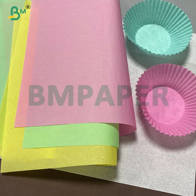Fettdichtes Weißes Kaffee Gelb Grünes Cupcake Liner Muffin Papier zum Backen
