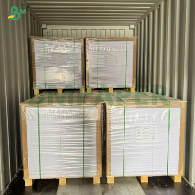 Einseitige glänzende 70 GSM weiße nasse - Festigkeitspapierrolle für Bieretiketten