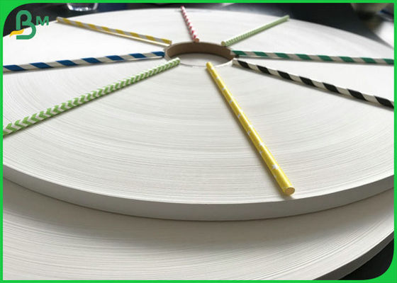 Umweltfreundliches Stroh-Papier Rolls 60gsm 120gsm mit FSC FDA für Streifen-Strohe