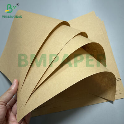 80gsm 90gsm Uncoat Brown Kraft Paper For Food Wrapping Bags 1000mm 1100mm