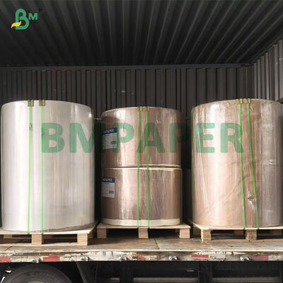 White Top Semi - Gloss One Side Silicone Coated Label Glassine Paper Roll