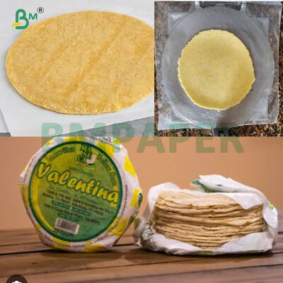 White Coated Tortilla Wrapping Separator Paper 20gsm Papel Cebolla