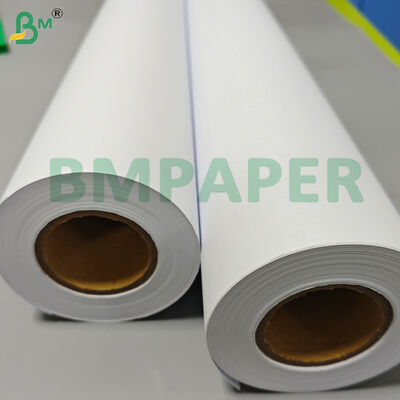 80gm Doppelseitige weiße CAD-Plotter-Papierrollen zum Drucken