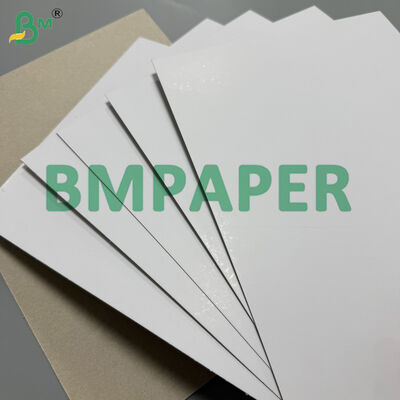 1,0 mm Karton Duplex Weiß Dicke 700 mm 750 mm x 1000 mm, weiß beschichtet grau Rückseite