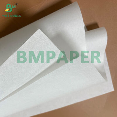 40GSM White Food Grade Greaseproof Paper Roll For Hamburger and Sandwich Wrapping