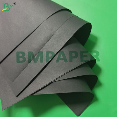 80g Black Kraft Wrapping Paper For Shopping Bag High Tensile Strength 25'' x 36''