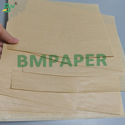 40 g Silikonbeschichtetes natürliches braunes Pergamentpapier für das Backen 600 mm