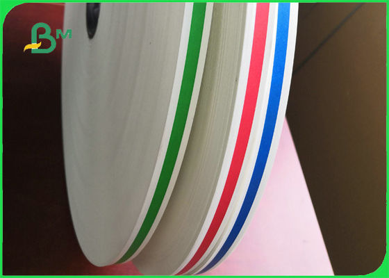 Biologisch abbaubares gelbes Trinkhalmpapier für Partyfarbenstreifen